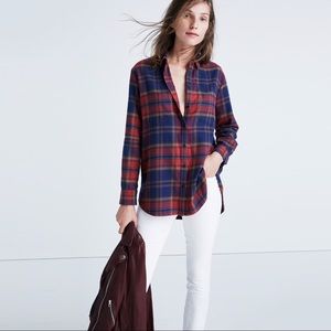 Madewell oversizedex-boyfriend shirt XXS